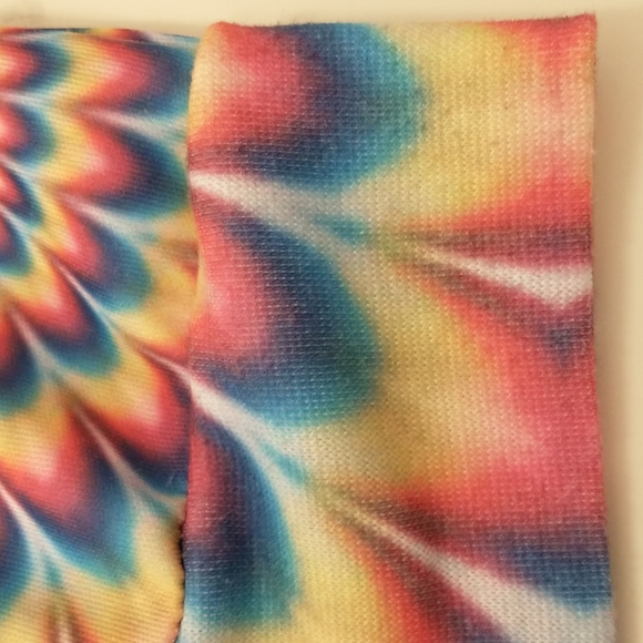 Fun Cat Top Photographic Tee Psychedelic Long Sleeve Athletic T Shirt by Iswag - Picture 8 of 10